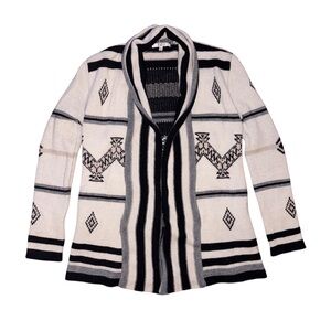 BB Dakota Wool Blend Aztec Cardigan Size Small